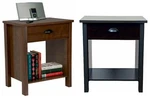1 Drawer Night Stand Nouvelle Bedroom Furniture - 5 Colors New. Fixed Price $112.00.