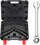 22-PIECE Ratchet Wrench Set With Organizer Chrome Vanadium Steel. Fixed Price $110.99.
