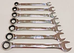 Craftsman Pc 144P Sae 12 Pt 72 Ratcheting Combination Wrench Set 5/16-11/16". Fixed Price $55.55.