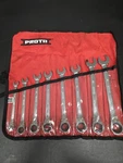 Proto Jscvm 8 Piece Metric Reverse Combination Ratcheting Spline Wrench Set. Fixed Price $179.99.