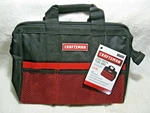 Craftsman 13" Large Mouth Tool Bag Roto Zip Ryobi Worx Black & Decker Snap-on Rv. Fixed Price $22.95.