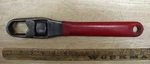 Vntg Usa Craftsman 43382,12" Adjustable Wrench,red Vinyl GRIP,1-1/2" Cap.,exc. Fixed Price $19.99.