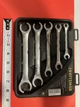 Craftsman Professional 5 Piece Flare Nut Line Wrench Set Sae #942012. Fixed Price $64.99.