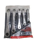 Nos! Craftsman Tools 5-PC. Sae Box End Ratchet Wrench Set W/ Speeder Discs 43680. Fixed Price $77.99.