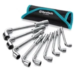Duratech L-type Pipe Perforation Elbow Wrench Set, Shaped Hex Socket Chrome. Fixed Price $48.05.