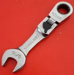 Nos Craftsman Usa Stubby Locking Flex-head Ratcheting Wrench 9/16" 42488. Fixed Price $54.83.