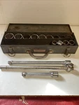 Vintage Craftsman 3/4" Drive Socket Piece -12PT- With Case 1/16-2. Fixed Price $219.54.
