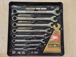 Craftsman 8-PC Quick Wrench Set Sae, 942358, 5/16"- 3/4" Combination Usa. Fixed Price $35.00.
