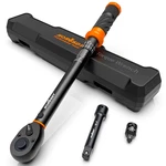 1/2" Drive Click Torque Wrench Snap Socket Ratcheting 10 170 FT-LB/13.6 230.5N-M. Fixed Price $32.30.