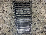 Matco Tools SMCM152K, Piece 12 Point Metric Combination Wrench Set. Fixed Price $279.99.