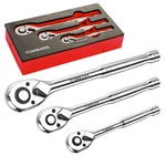 Ratchet Set 1/4" 3/8" 1/2" Drive Socket Wrench Kit 72-TOOTH Quick-rel.... Fixed Price $45.60.