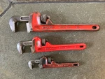 Ridgid 6 8 10 3 Piece Pipe Wrench Set Elyria, Ohio / Usa. Fixed Price $50.00.
