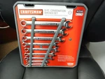 New Craftsman Metric 9 Piece Combination Wrench Set 12 Point 47045. Fixed Price $24.95.