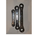 Urrea/regal 1194 Ratcheting Box Wrench Set Sae Steel Silver 3 Pieces. Fixed Price $8.95.