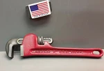 Ridgid Ritco 8" Pipe Wrench 1150 (23392) I-beam Handle New Old Stock Usa. Fixed Price $20.75.