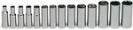355 - 3/8INCH Drive 14 Piece Set Point Deep Metric Sockets, 6MM 19MM. Fixed Price $228.78.