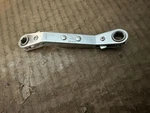 Armstrong 1/4" X 5/16" Point Offset Ratcheting Reversible Wrench 27-613 Usa. Fixed Price $13.99.