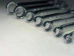 New Facom 7PC 10 Offset Stubby Thin Wall Box End Sae Wrench 1/4-13/16". Fixed Price $75.00.