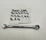 ( Qty 15 ) Jaeger Metric Tightspot Ratcheting Combination Wrench. Fixed Price $61.01.