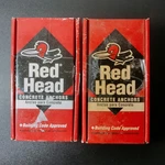 Red Head Wedge Anchor X 5-1/2" Hot-dipped Galvanized Steel, 10 Pack. Fixed Price $60.00.