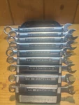 Vtg Craftsman Usa # 44758 9 Piece 12 Point Sae Combo Wrench Set 1/4" - 11/16". Fixed Price $44.99.