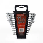 Ultra Steel 11PC Combination Wrench Set, Sae, 1/4" To 3/4" W/ Wall Hanging Case. Fixed Price $29.99.