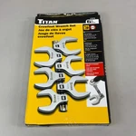 Titan (6 Piece) Professional Tools Crowfoot Wrench Set 1-5/8 2-1/4" 17676. Fixed Price $40.77.