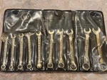 Wright Tool Co. 10 Pc. Combination Midget Wrench - Box End/offset Open. Fixed Price $32.99.