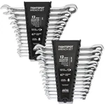 Jaeger 26PC Ratcheting Wrench Master Set Inch + Metric, Polished Chrome. Fixed Price $149.49.