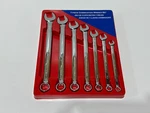 Crescent 7 Pc. Sae Chrome Combination Wrench Set Red Tray, 12 Point - Nos New. Fixed Price $27.99.