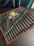 Cougar Pro Combination Wrench #E914 Complete Set 3/8 To 1/4 Full Polish Sae. Fixed Price $84.00.