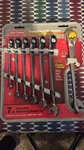 Craftsman Cross-force Reversible Racheting Wrench Set 7PC 944851. Fixed Price $500.00.