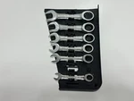 Gearwrench Tools 6PC Sae Stubby Chrome Ratcheting Set (missing 1), Case. Fixed Price $37.99.