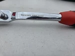 Husky Pro 65561 3/8" Drive Flex Head Ratchet Wrench - Red/black Comfort Grip. Fixed Price $20.00.