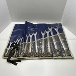 Vintage Blue Line 11PC Wrench Set 3/8"-1" Forged Alloy CW-1232 Point Tools. Fixed Price $94.95.