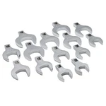 Grip 14 Pc 1/2" Jumbo Crowfoot Wrench Set Sae Sizes From 11/16" With Stora. Fixed Price $85.74.