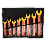 Unused 8-PIECE Open End Metric Wrench Set, 10 12-16 18 19MM, Cementex Inuslated. Fixed Price $195.00.