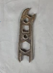 Vintage Meco NO.2 Welding Tank Cylinder Wrench Combination Tool 6" Long. Fixed Price $8.45.
