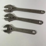 Vintage Craftsman Crescent Adjustable Wrench Tool Set (6, 8, 10 In) Usa Lot (3X). Fixed Price $49.95.