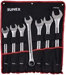 Sunex Tools 9707MA Piece Metric Raised Panel Jumbo Combination Wrench Set. Fixed Price $142.99.