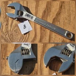 Nos Sears Vintage Craftsman 10" Inch 250MM Adjustable Wrench Satin 44604 Wf Usa. Fixed Price $54.95.