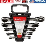 5-PIECE Ratcheting Wrench Set Sae High Strength Steel Organized Tool Precision. Fixed Price $37.98.