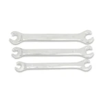 Crescent Flare Nut Wrench Set Metric Full Polish Finish Chrome Plating (3-PIECE). Fixed Price $15.01.