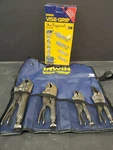 Irwin Vise-grip 428GS Original Locking Plier 4-PIEWCE Set W/ Mesh Pouch. Fixed Price $56.66.