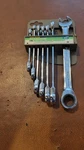 Pittsburgh 7PC Ratcheting Combo Wrench Set Metric 8/10/12/13/14/15/17MM #95552. Fixed Price $12.95.