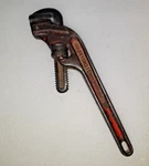 Ridgid Offset 12" Steel Pipe Wrench E12 Red Usa Tool. Fixed Price $21.50.