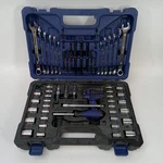 Kobalt 119-PC Standard (sae) & Metric Mechanic Tool Set. Fixed Price $52.99.