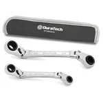 Duratech 4-IN-1 Flex-head Reversible Ratcheting Box Wrench Set, Sae, 2-PIECE, 5/. Fixed Price $39.94.